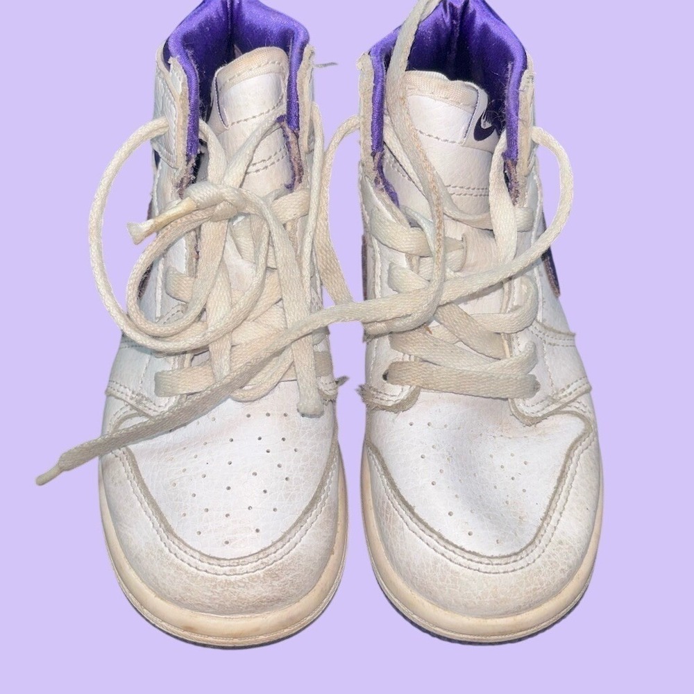Jordan Air Jordan 1 Retro High OG Toddler High Top Sneaker Purple Size 9C purple